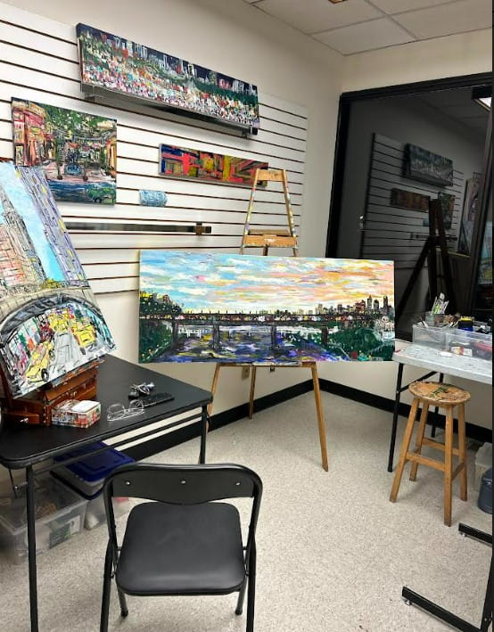 Christopher Julian Art Studio 2 New studio in St. Albert