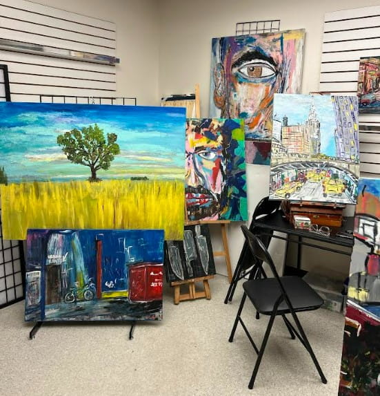 Christopher Julian Art Studio 3 New studio